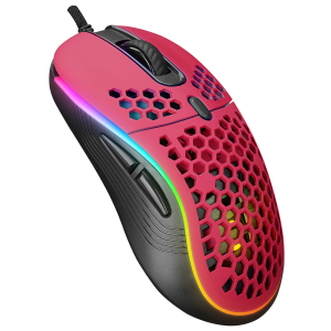 Rampage SMX-R85 GENTLE 6400Dpi Kırmızı RGB Ledli Süper Hafif Makrolu Gaming Oyuncu Mouse